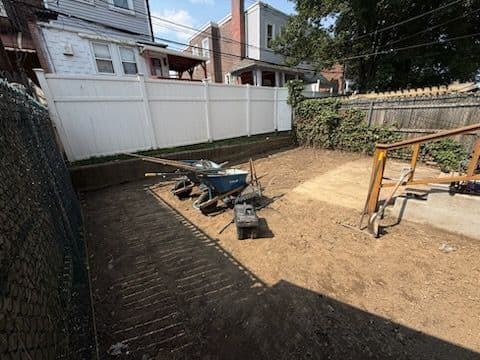 Modern Patio Makeover with 2x2 Pavers